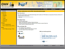 Tablet Screenshot of gwk-gmbh.de